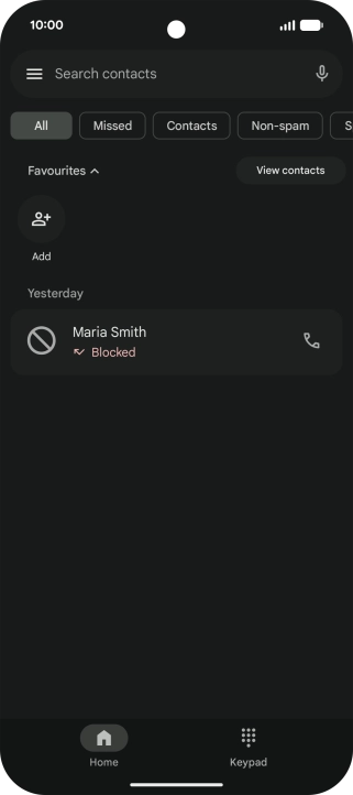 Slide your finger upwards starting from the bottom of the screen to return to the home screen.