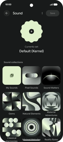 Slide your finger upwards starting from the bottom of the screen to return to the home screen.