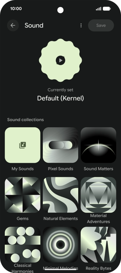 Slide your finger upwards starting from the bottom of the screen to return to the home screen.