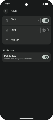 Press the required price plan.