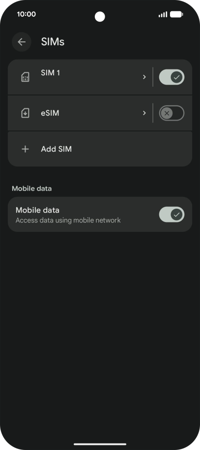 Press the required price plan.