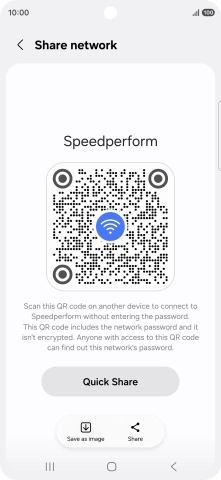 Place the QR code inside the camera frame on the other device to scan the code.