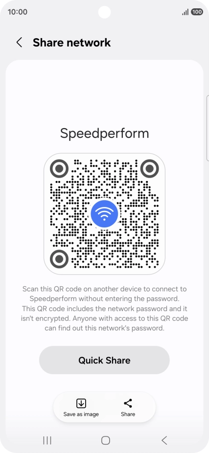 Place the QR code inside the camera frame on the other device to scan the code.