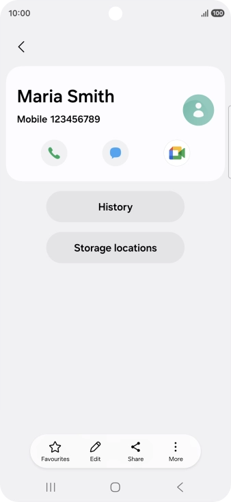 Press the Home key to return to the home screen.