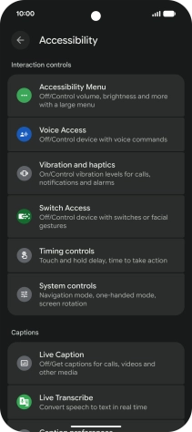 Press the required category below 