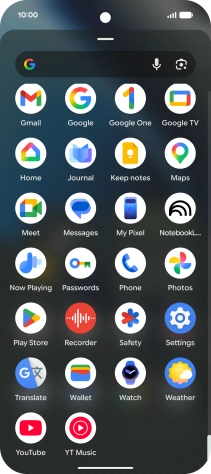 Open Photos and go to the required picture.