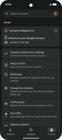 Press Merge and fix and follow the instructions on the screen.