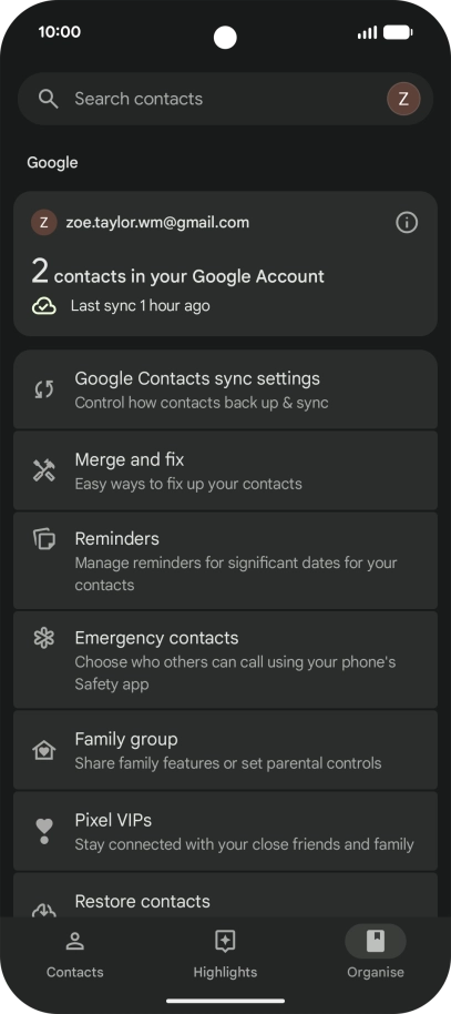 Press Merge and fix and follow the instructions on the screen.