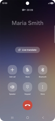 Press Live translate.