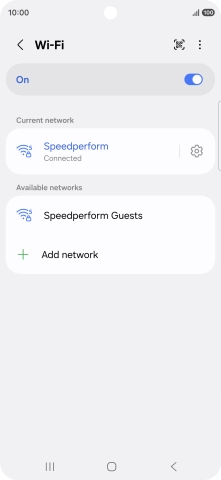 Press the Home key to return to the home screen.