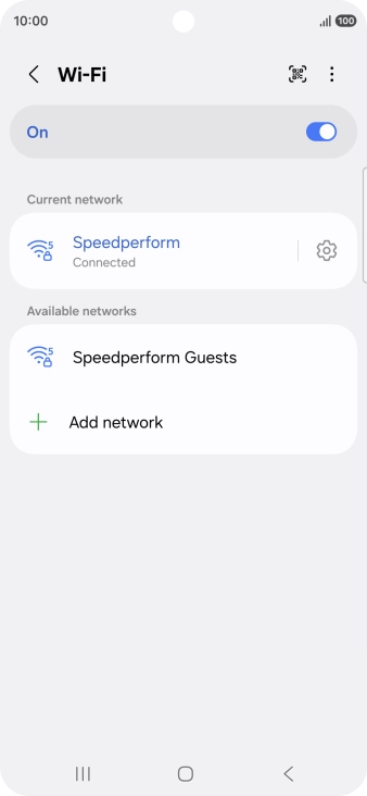 Press the Home key to return to the home screen.