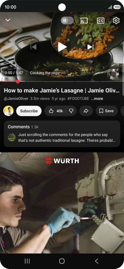 Press and hold the Home key to activate Gemini.