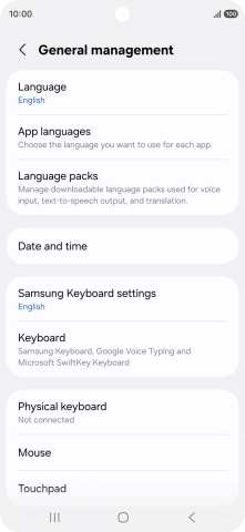 Press Date and time.