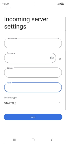 Press the drop down list below 