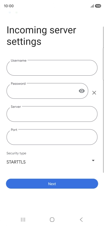 Press the field below 