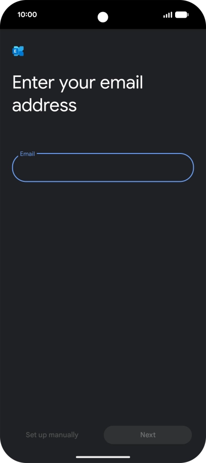 Press the field below 