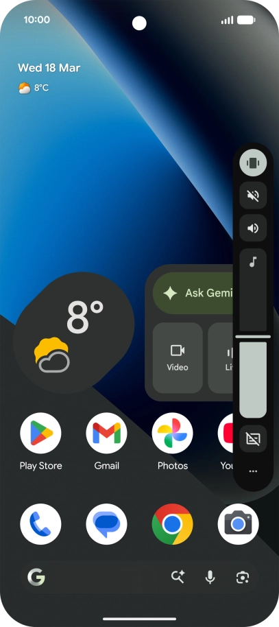 Press the sound icon to turn off the function.