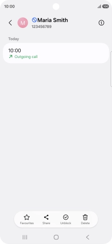 Press the Home key to return to the home screen.