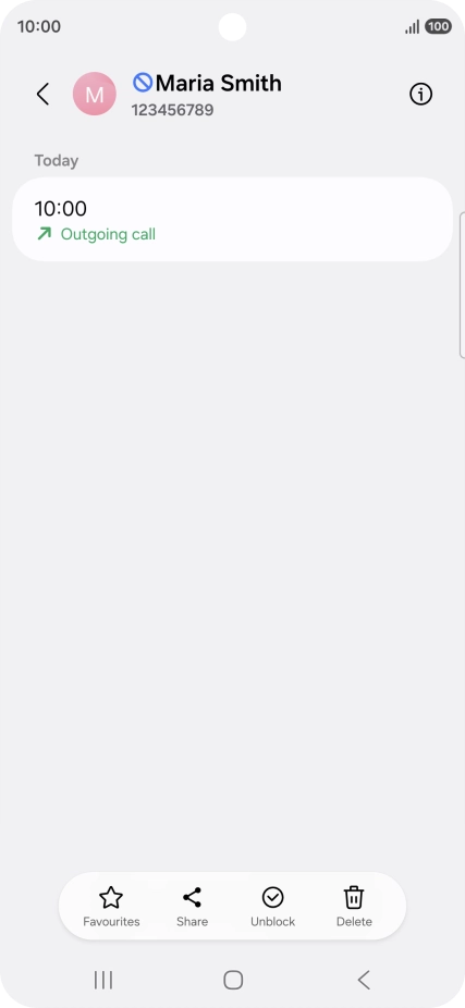 Press the Home key to return to the home screen.