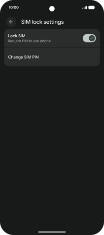 Press Change SIM PIN.