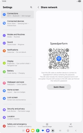 Place the QR code inside the camera frame on the other device to scan the code.