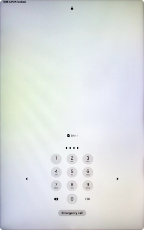 Key in a new four-digit PIN and press OK.