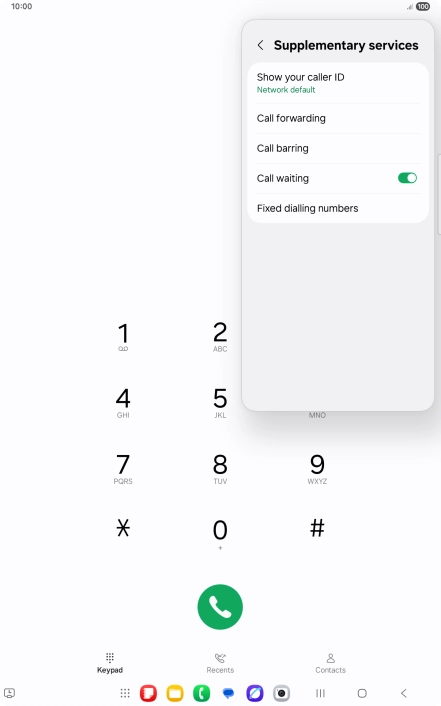 Press Fixed dialling numbers.