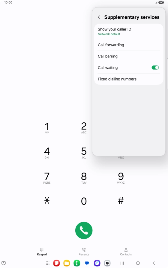 Press Fixed dialling numbers.