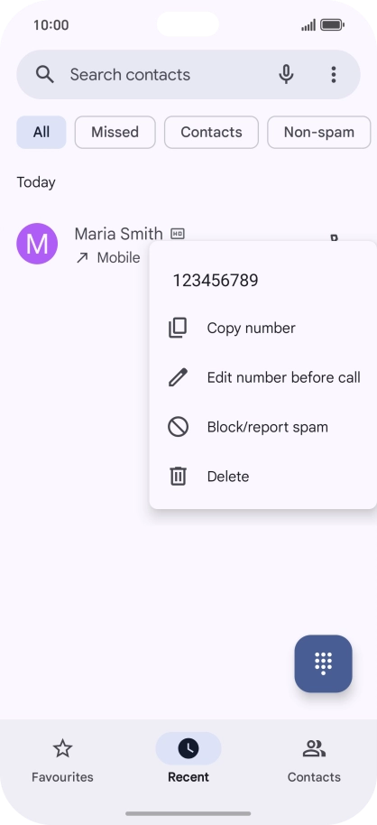 Press Block/report spam. Press Block/report spam.