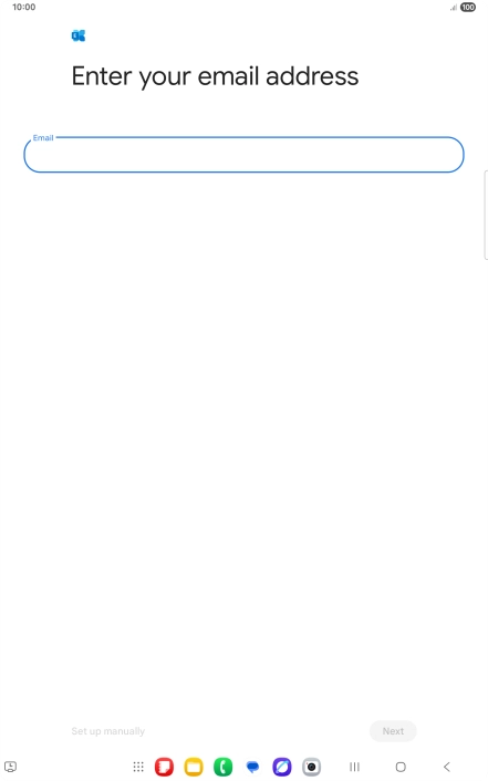 Press the field below 