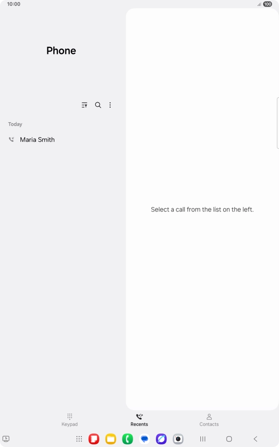 Press the required number.
