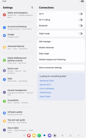 Press Software update.