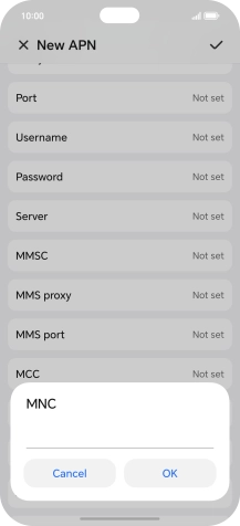 Key in 15 and press OK. Key in 15 and press OK.