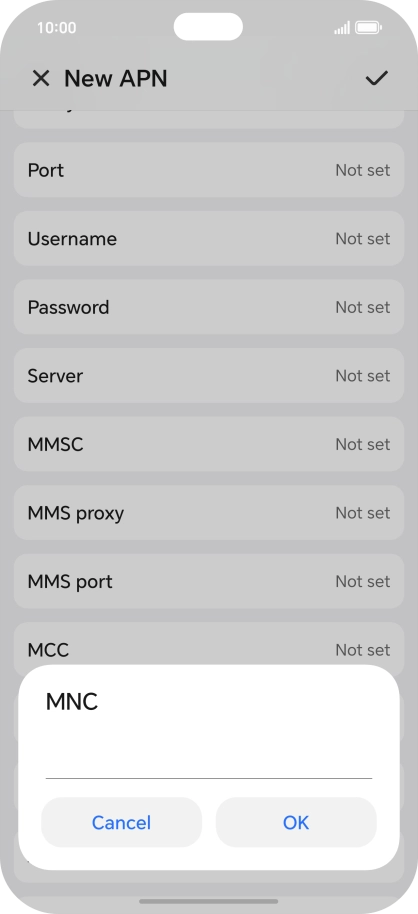 Key in 15 and press OK. Key in 15 and press OK.