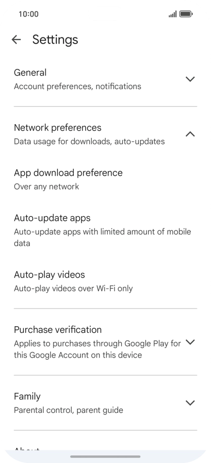 Press Auto-update apps. Press Auto-update apps.