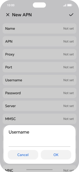 Key in wap and press OK. Key in wap and press OK.