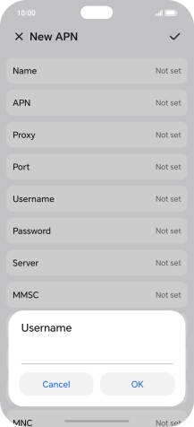 Key in wap and press OK. Key in wap and press OK.