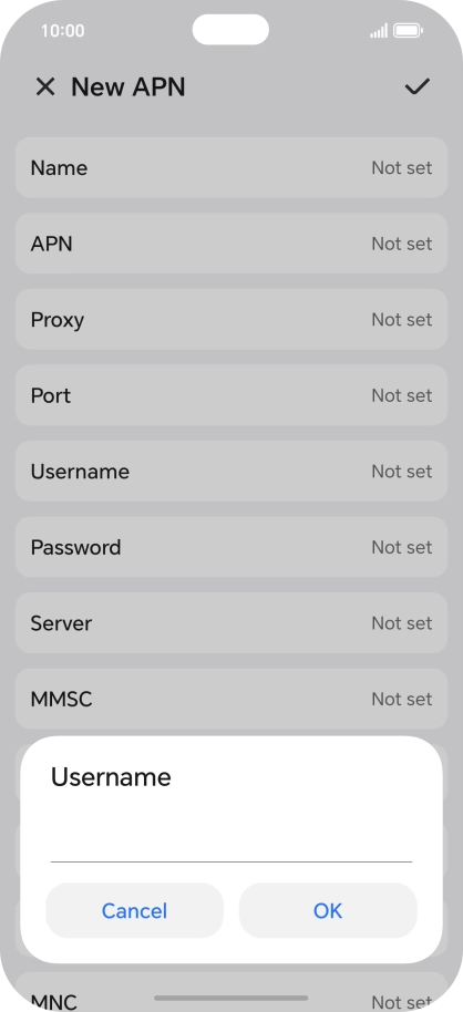 Key in wap and press OK. Key in wap and press OK.