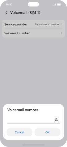 Key in +447836121121 and press OK. Key in +447836121121 and press OK.