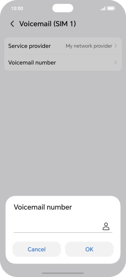 Key in +447836121121 and press OK. Key in +447836121121 and press OK.