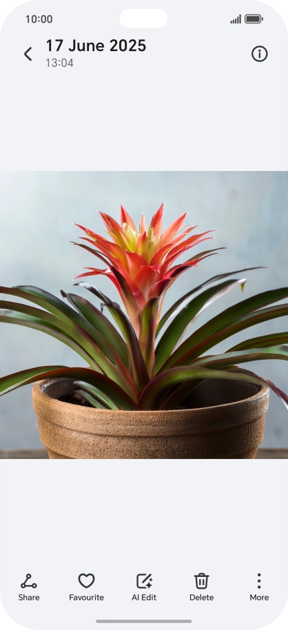 Go to the required picture. Go to the required picture.