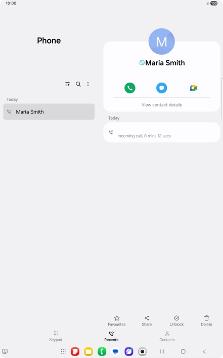 Press the Home key to return to the home screen.