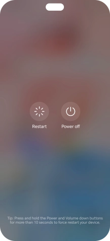 Press Power off. Press Power off.