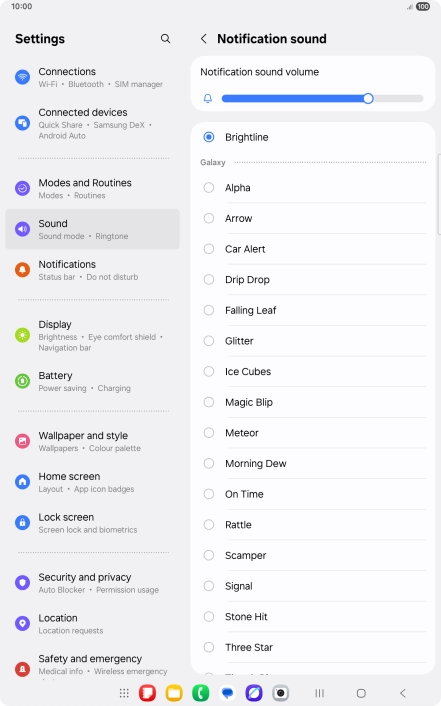 Press the required message tones to hear them.
