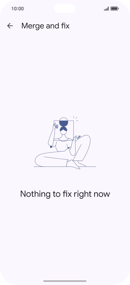 Slide your finger upwards starting from the bottom of the screen to return to the home screen.