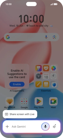 Say, in your own words, what you would like your phone to do, e.g.: OPEN [application], CALL [contact], SEARCH FOR [information]. It's not necessary to use a specific command for each function.