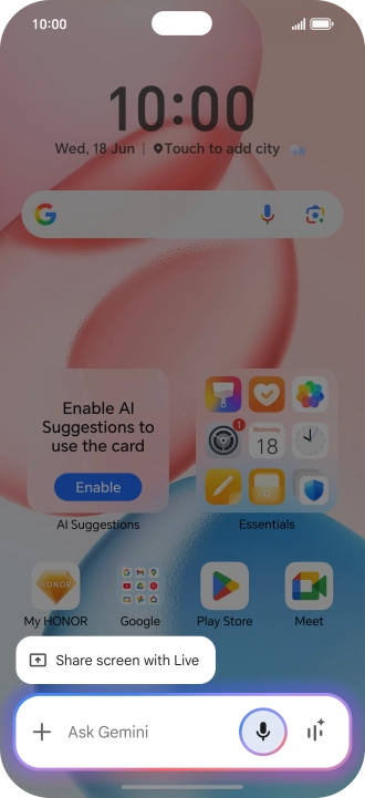 Say, in your own words, what you would like your phone to do, e.g.: OPEN [application], CALL [contact], SEARCH FOR [information]. It's not necessary to use a specific command for each function.