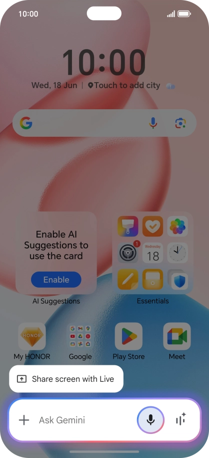 Say, in your own words, what you would like your phone to do, e.g.: OPEN [application], CALL [contact], SEARCH FOR [information]. It's not necessary to use a specific command for each function.