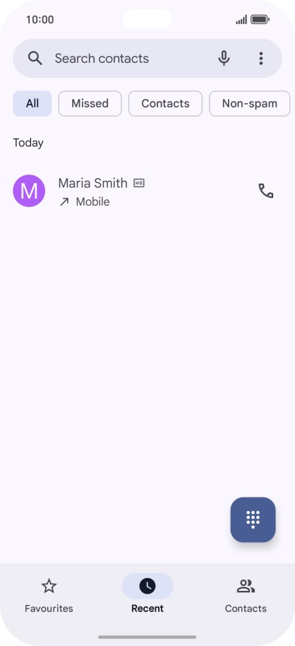 Press and hold the required number. Press and hold the required number.