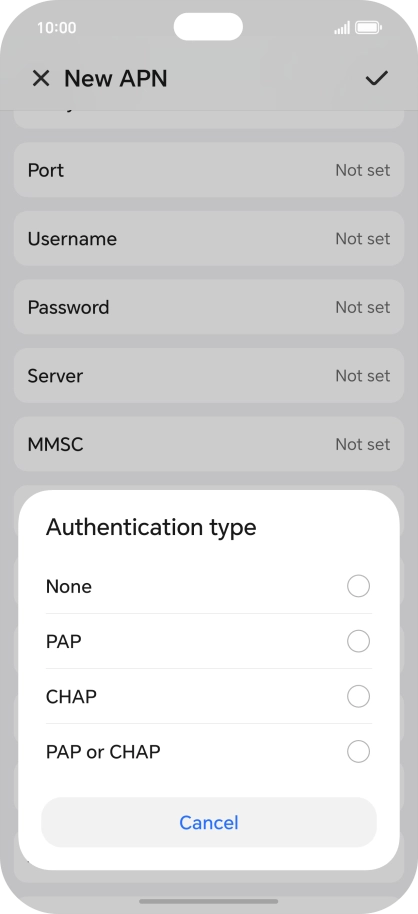Press None. Press None.